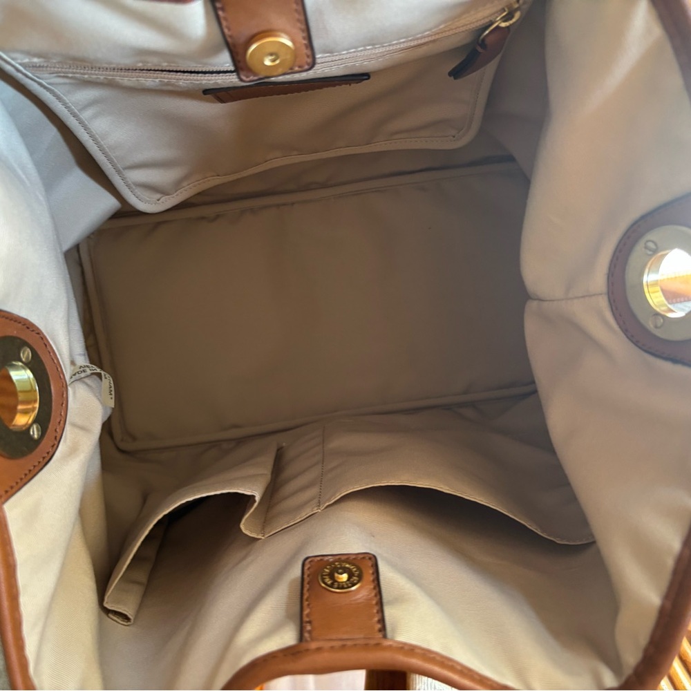 Coach Chestnut Leather Tote Bag - Picture 7 of 10